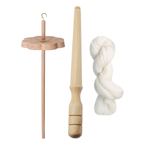 Spindel aus Holz – Spindel mit hoher Rüsche für Anfänger – Nähwerkzeuge, Strickzubehör und Haken zum Weben und Basteln Spindel aus Holz – Spindel mit hoher Rüsche für Anfänger – Nähwerkzeuge, Strickzubehör und Haken zum Weben und Basteln von Générique