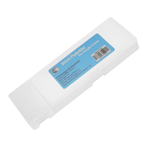 Stay Wet Palette – Professionelle Stay Wet Palette | Professionelle Acrylfarben Palette | Nass-Palette zum Aufbewahren von Farbe, tragbar, für den Außenbereich, zum Malen Stay Wet Palette – Professionelle Stay Wet Palette | Professionelle Acrylfarben Palette | Nass-Palette zum Aufbewahren von Farbe, tragbar, für den Außenbereich, zum Malen von Générique