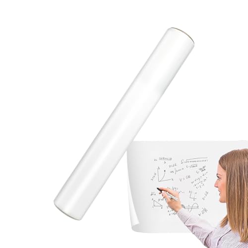 Trockenlöschbarer Wandaufkleber – selbstklebendes Whiteboardpapier, abnehmbare Tapete für Tafeln, elektrostatischer Aufkleber für Schreibtafel, für Zuhause, Schule und von Générique