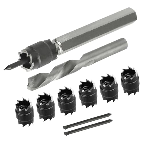 Weld Cutter Remover Drill Bits, Double-Sided Weld Cutter, Sturdy Hex Sheet Hole Blade for Iron & Stainless Steel, Punch Removal Tool 3,94 x 1,77 x 0,91 Zoll von Générique