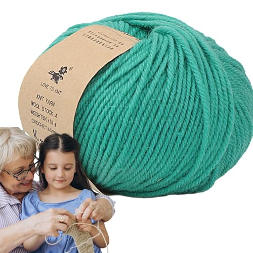 Wollgarn zum Stricken, Strickgarn aus Wolle, weiches Garn zum Stricken und Häkeln von Hand, bequeme Decken, Häkelwollgarn für Pullover, Hut, Handschuhe, Schals, Spielzeug von Générique