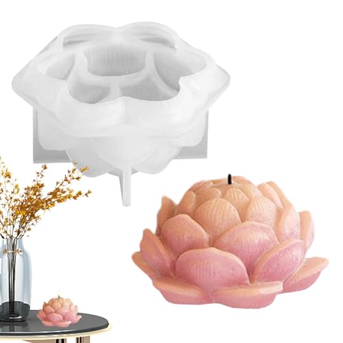 1/2 Pack Blumen-Silikonformen, 3D-Blumen Formen-Set, Blumen-Fondant-Silikonform Zum Seifen Herstellen, Epoxidguss-Handwerk, Handgemachte Schokolade, Cupcake- Und Dessertdekoration von Generisch