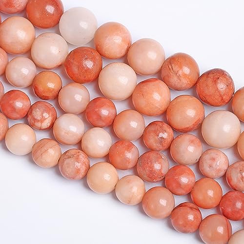 10 mm 37 Stück Naturstein-Perlen aus rosa Aventurin, lose Perlen für Schmuckherstellung, DIY-Armband, oz12/8.19 10 mm 37 Stück Naturstein-Perlen aus rosa Aventurin, lose Perlen für Schmuckherstellung, DIY-Armband, oz12/8.19 von Generisch