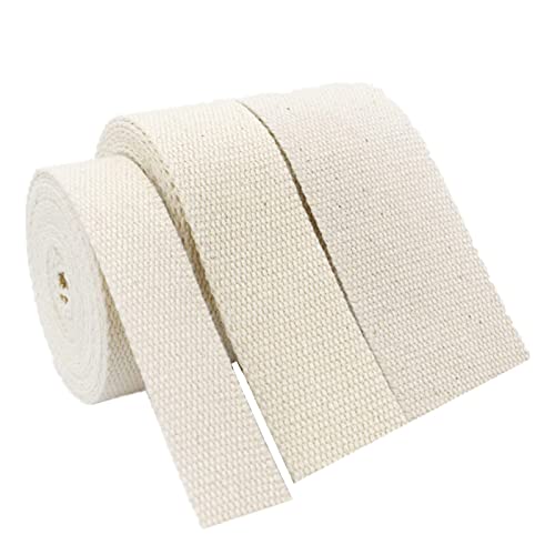 100 % Baumwoll-Twill-Klebeband für Taschengurte, Beige, 50 mm Breite von Generisch