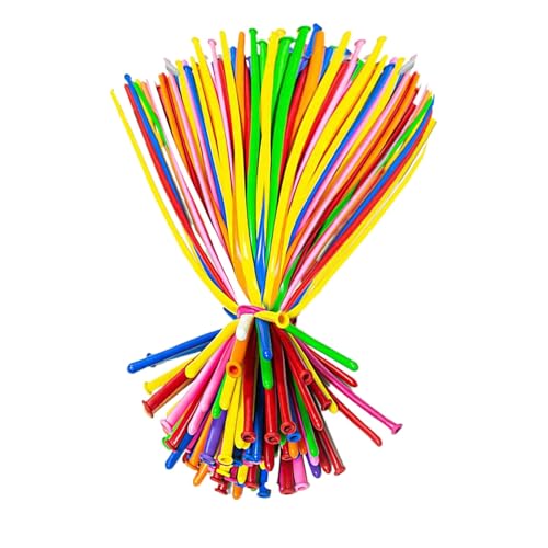 100 Stück 260 transparente, lange Ballongirlande, Verdickung, dünner Latex-Ballon für Tiere, Modellierung, Clown, Geburtstag, Hochzeit, Dekoration, Rose, Geburtstagsdekorationen (A, Einheitsgröße) 100 Stück 260 transparente, lange Ballongirlande, Verdickung, dünner Latex-Ballon für Tiere, Modellierung, Clown, Geburtstag, Hochzeit, Dekoration, Rose, Geburtstagsdekorationen (A, Einheitsgröße) von Generisch