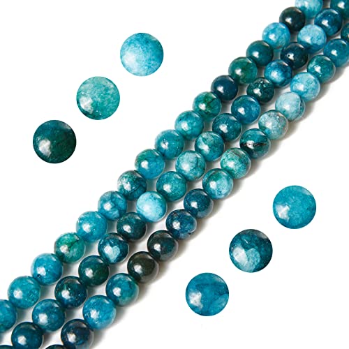 100 Stück 8 mm Apa natürliche Edelsteine runde lose Perlen für Schmuckherstellung 100 Stück 8 mm Apa natürliche Edelsteine runde lose Perlen für Schmuckherstellung von Generisch