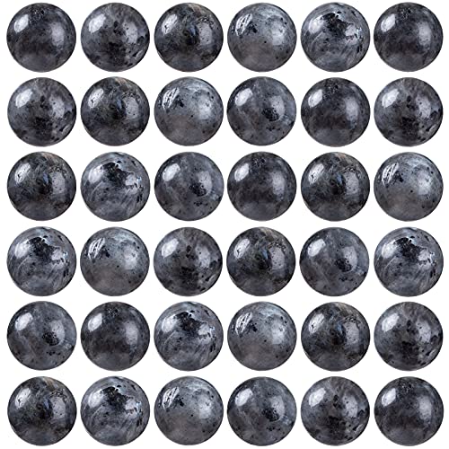 100 Stück Naturstein-Perlen, 10 mm, schwarzer Labradorit, runde Edelsteine, lose Perlen mit elastischer Armbandschnur für Armbänder, Halsketten, Schmuckherstellung 100 Stück Naturstein-Perlen, 10 mm, schwarzer Labradorit, runde Edelsteine, lose Perlen mit elastischer Armbandschnur für Armbänder, Halsketten, Schmuckherstellung von Generisch