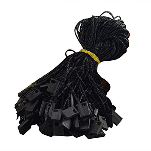 1000 Stück Etikettenschnur – Hangg Tag String | Polyesterschnur für Hangg Tags | Pricee Fasteners mit Schnappverschluss | Etiketten String Hangg Tags | String Pricee Snap Tag Fasteners Pricee Snap von Generisch