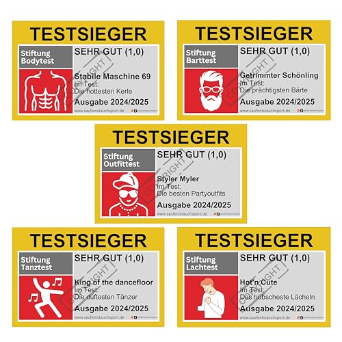 100x Frauen Testsieger Malle Sticker Set/Malle Aufkleber Set/Festival Sticker/Party Sticker/Sauf Sticker/Mallorca/Testsieger Sticker/Bumsbar Sticker/Oktoberfest/JGA/Party Sticker von Generisch