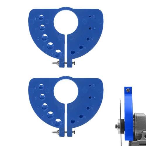 2 Stück Bohrer-Schärfgerät, Mehrzweck-Bohrer-Schleifgerät Zubehör, Bohrer-Schärfgerät, Tragbare Bohrerpresse, Winkelschleifer Schleifwerkzeug, Effizientes Nachschärfgerät Für Alle Bits von Generisch
