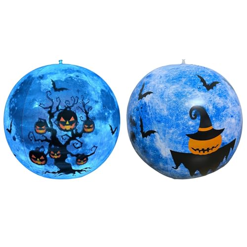 2 Stück Halloween Aufblasbare Outdoor Dekorationen, 23,62 Zoll Riesige Aufblasbare Ballons, Aufblasbare Halloween Dekorationen Für Draußen Garten von Generisch