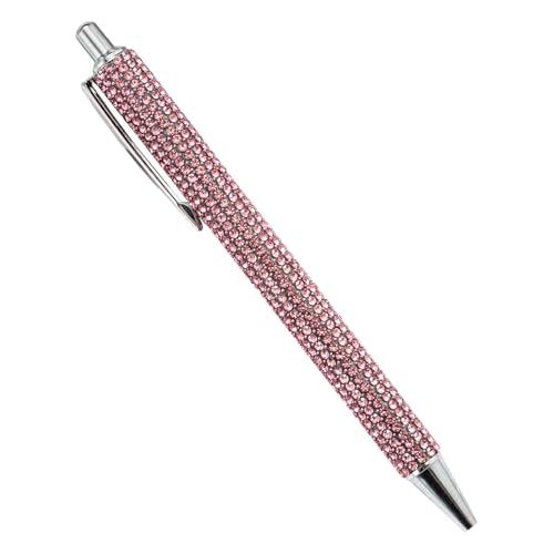 2 Stück Metal Pens, Kugelschreiber Mit Strasssteinen, Click Retractable Ballpoint Pens, Fantastische, Funkelnde Kristallstifte Metal Glitter For Men, Women, School, Office, Home, Drawing von Generisch