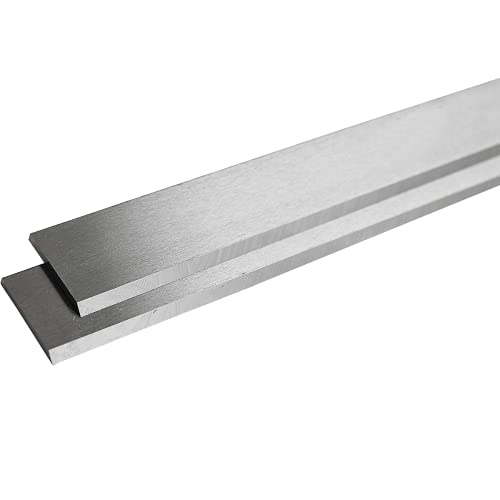 2 Stück Scheppach Hobelmesser HSS 18% ohne Einstellnut | 260x18x3mm von Generisch