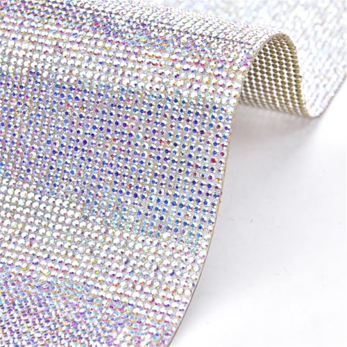 2 mm Hot Fix Glas Strass Blatt Selbstklebendes Band Mesh Kristall Transfer Trim für Auto Aufkleber DIY Kleidung und Tasche Dekoration 2 mm Hot Fix Glas Strass Blatt Selbstklebendes Band Mesh Kristall Transfer Trim für Auto Aufkleber DIY Kleidung und Tasche Dekoration von Generisch