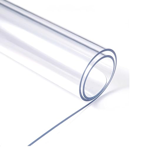 2 mm transparenter PVC-Tischschutz, wasserdichter Stoff, Tischdecke für Küche, Outdoor, Innenbereich, 160 x 280 cm von Generisch