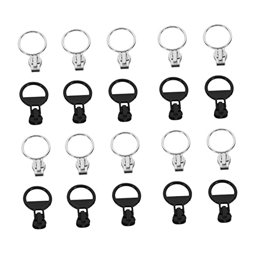 20 Stück Reißverschluss Griffe Ersatz Reißverschlussverlängerung Reißverschluss Reparatur Reißverschluss Ring Pulls Reißverschluss Schieber Kleidungsring Reißverschluss Generisch von Generisch