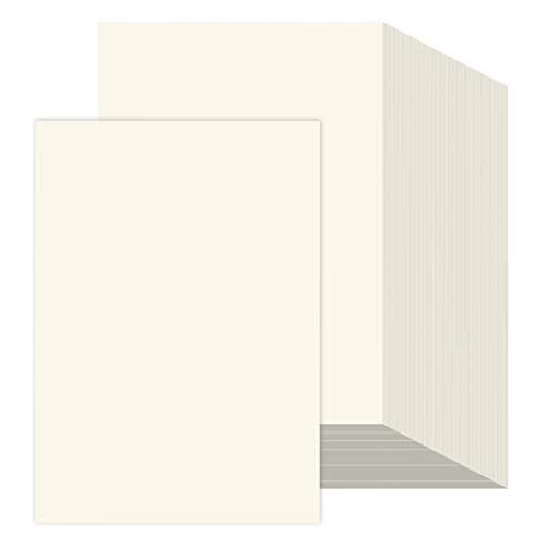 200 x Druckerpapier Elfenbein Din A4 Papier 120g, 210 x 297 mm Elfenbein Papier Ivory Creme Papier zum Basteln Zeichnen Drucken, Kopierpapier, Bastelpapier von Generisch