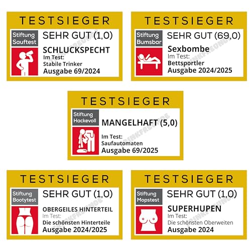 250x TESTSIEGER Malle Sticker Mallorca Party Sticker mallor Malle Accessoires Mallorca accessoires lustige Aufkleber party lustige festival agrar sauf (250) von Generisch