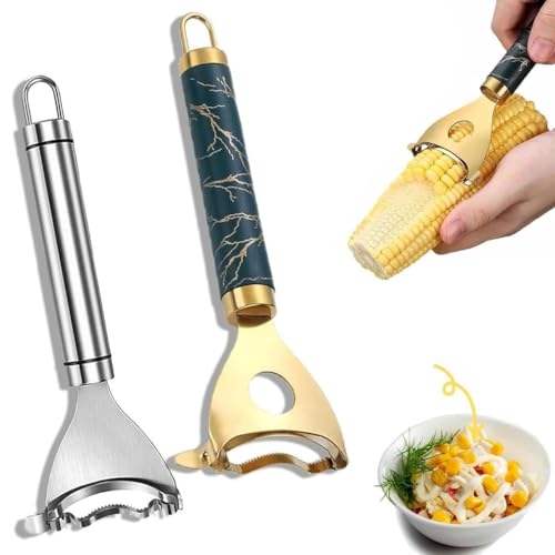 2PCS Cobbgobbler Corn Shucker, Maisschäler, für Maiskolben, Maisabstreifer mit ergonomischem Griff, für die Küche (2pcs) von Generisch