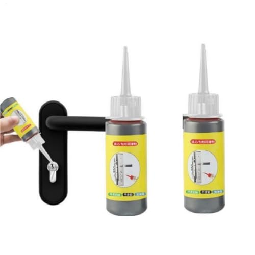 2X Graphitpulver Für Schlösser, Graphitpulver Türschlösser Graphitspray Für Schlösser, Schmiermittel Geruchloses Graphitpulver Schmiermittel Schmierstoff Schmierstoff Türführungen, Autoschlösser 60ml von Generisch