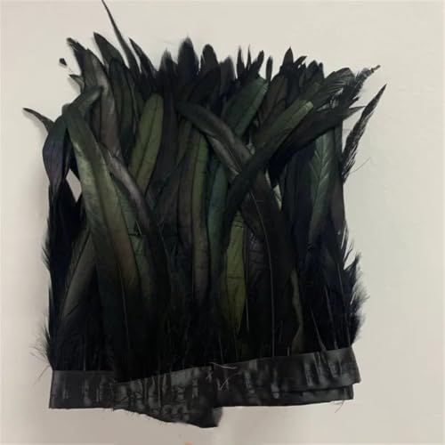 30–35 cm, Schwanzfedern, 10 m, Kleid, DIY-Zubehör für Bastelarbeiten, Band, 25–30 cm, Schwarz, 30–35 cm 30–35 cm, Schwanzfedern, 10 m, Kleid, DIY-Zubehör für Bastelarbeiten, Band, 25–30 cm, Schwarz, 30–35 cm von Generisch