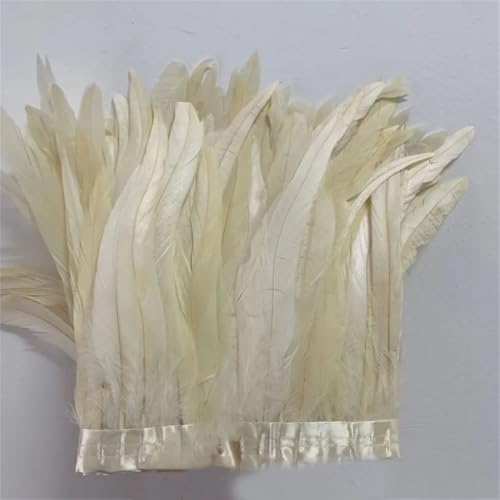 30–35 cm, Schwanzfedern, 10 m, Kleid, DIY-Zubehör für Bastelarbeiten, Band 25–30 cm, Weiß, 30–35 cm 30–35 cm, Schwanzfedern, 10 m, Kleid, DIY-Zubehör für Bastelarbeiten, Band 25–30 cm, Weiß, 30–35 cm von Generisch
