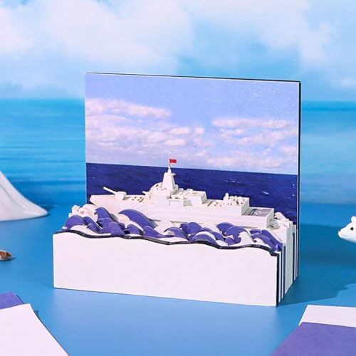 3D-Kalender 2026, Zeitmess-Kalender, Tischkalender 2026, 3D-Schiffpapierschnitzerei, Kunst, Notizblock, Geschenk für Weihnachten, Einweihung, Desktop-Dekoration 3D-Kalender 2026, Zeitmess-Kalender, Tischkalender 2026, 3D-Schiffpapierschnitzerei, Kunst, Notizblock, Geschenk für Weihnachten, Einweihung, Desktop-Dekoration von Generisch