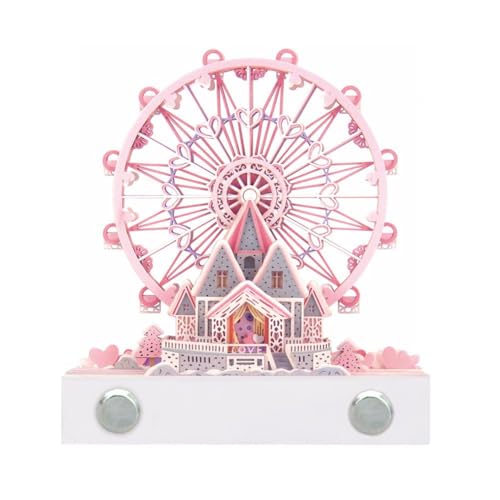 3D Riesenrad-Notizblock, dreidimensional, Urlaubs-Notizblock, Geschenkpapier, antihaftbeschichtet, Schnitzereien, Ornamente, B3V6 klebrig von Generisch