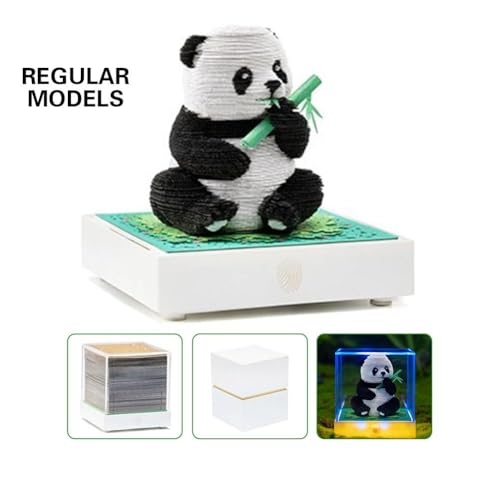 3D dreidimensionales Notizpapier Panda Cartoon Geschenk Modell Schlafzimmer Kalender Zimmer Wohnzimmer Y4f8 Basteln Ornamente handgefertigt von Generisch