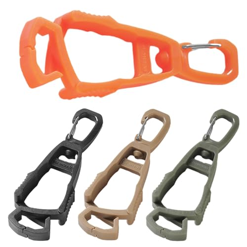 4 Stück Arbeitshandschuhe Clip Halter, Handschuh Klemmen, Handschuhe Halterung Gürtel, Multifunktionaler Anti-Verlust-Handschuhclip Leichter Praktischer Handschuh Klemme, Sicherheit Clip Handschuhe von Generisch