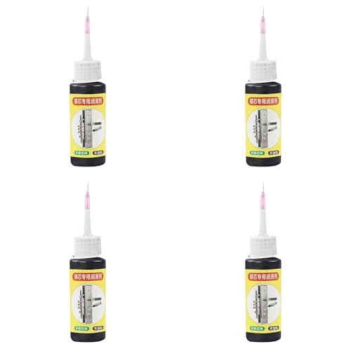 4 Stück Türschloss-Schmiermittel, 60ml Graphitpulver Schmiermittel Für Türschlösser Trockenschmierung Schmierstoff Graphit Inhalt Schmiermittel für Schließzylinder, Schließzylinder, Lager, Schlüssel von Generisch