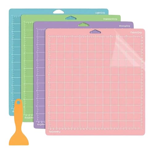 4 -teilige Kunst Schneidmatte Set - klebrige 12x12 -Zoll -Schneidematte zum Nähen, Scrapbooking und Kunsthandwerk - perfekt für Fachkräfte und Enthusiasten von Generisch