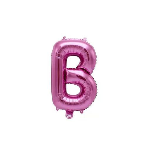 40,6 cm Alphabet Folienballon Geburtstag Hochzeit Party Ballon DIY Dekorationen Ballons Pink B von Generisch