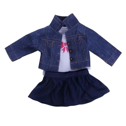 45,7 cm Puppenkleidung Outfit Kleid Kleidung für My Life Puppen Display (Blau, Einheitsgröße) von Generisch