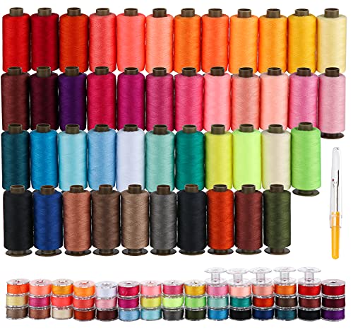 45 Farben Nähgarn Set,Handnähte Nähgarn Nähmaschinengarn Sewing Thread für Nähmaschinen - Nähmaschinengarn Set für Profis und Zuhause von Generisch