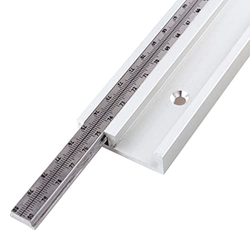 45 T-Schienen mit Skala, Aluminiumlegierung, Gehrungsschiene, Vorrichtung für Tischsäge, Holzbearbeitung, DIY-Werkzeuge, Geschenk für Tischler, 122 cm von Generisch