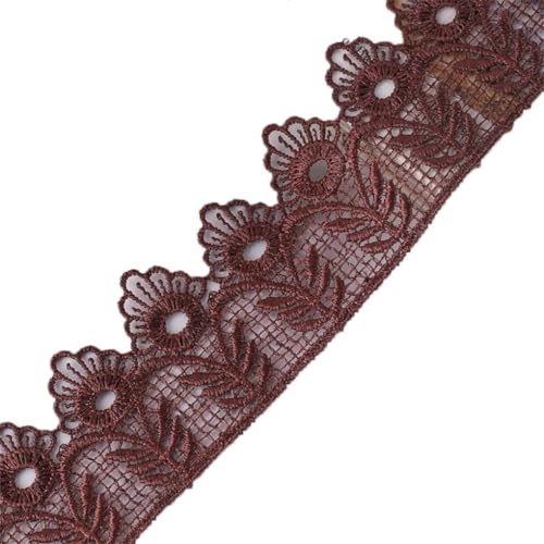 48 mm dekoratives Nähband, Bastelzubehör, Band, Party, Stickerei, Handwerk, Spitze, Braun, 9,1 m 48 mm dekoratives Nähband, Bastelzubehör, Band, Party, Stickerei, Handwerk, Spitze, Braun, 9,1 m von Generisch