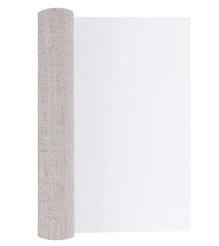 5 m Leinen-Leinwandrolle, 28 cm breit, gespannte Malleinwand für Acryl und Öl, Künstlerbedarf für alle Farbarten, verbesserte Haftung, ideal für kreative Projekte 5 m Leinen-Leinwandrolle, 28 cm breit, gespannte Malleinwand für Acryl und Öl, Künstlerbedarf für alle Farbarten, verbesserte Haftung, ideal für kreative Projekte von Generisch