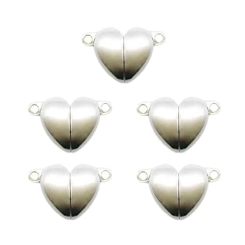 5 x Schmuck-Magnetverschlüsse, 10 mm magnetische Halskettenverschlüsse und Verschlüsse, Magnet für Armband, Charm, DI-Legierung, Halskettenverschlüsse von Generisch