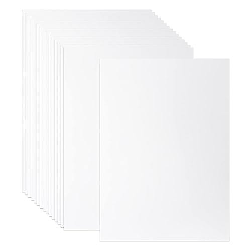 50 Blatt - 250g Papier A4 Weiß Papier, Dicker Papier, 21,0 x 29,7 cm Kartonpapier Fotokarton Tonkarton Pappe von Generisch