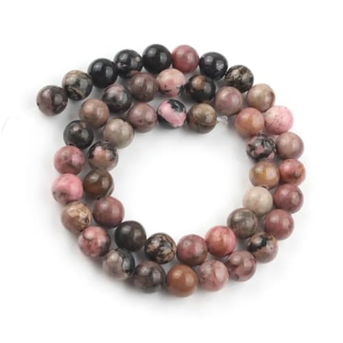 6/8/10 mm Naturstein-Jadeperlen, blau, rund, lose Perlen für Schmuckherstellung, DIY-Charm-Armbänder, 38 cm, 8 mm, 46 Stück 6/8/10 mm Naturstein-Jadeperlen, blau, rund, lose Perlen für Schmuckherstellung, DIY-Charm-Armbänder, 38 cm, 8 mm, 46 Stück von Generisch