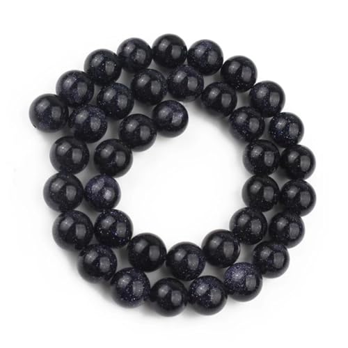 6/8/10 mm Naturstein-Perlen, rund, lose Abstandshalter-Perlen für Schmuckherstellung, Lieferant, DIY-Armband, 38,1 cm, 14, 8 mm, 46 Stück 6/8/10 mm Naturstein-Perlen, rund, lose Abstandshalter-Perlen für Schmuckherstellung, Lieferant, DIY-Armband, 38,1 cm, 14, 8 mm, 46 Stück von Generisch