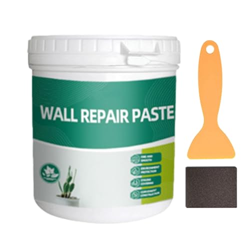 600g Wandreparatur-Reparaturset, Wasserfeste Wandreparaturpaste, Wandlochfüllpaste, Graffiti-Reparatur-Ausbesserungspaste, Sichere Wandreparaturpaste, Innenwand-Reparaturset, Außenwand-Ausbesserungspa von Generisch