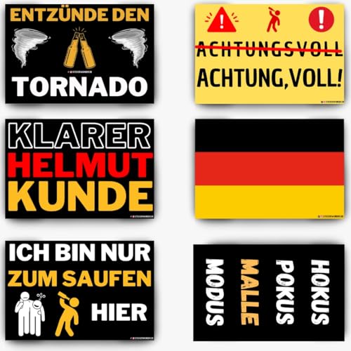 60x Malle Sticker, Malle Aufkleber - Malle Party Spaß JGA Sticker - Malle Sticker Set 2 von Generisch