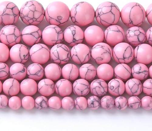 8 mm, 46 Stück rosa türkis, Abstandshalter für Schmuckherstellung, DIY, Armband, Halskette 8 mm, 46 Stück rosa türkis, Abstandshalter für Schmuckherstellung, DIY, Armband, Halskette von Generisch