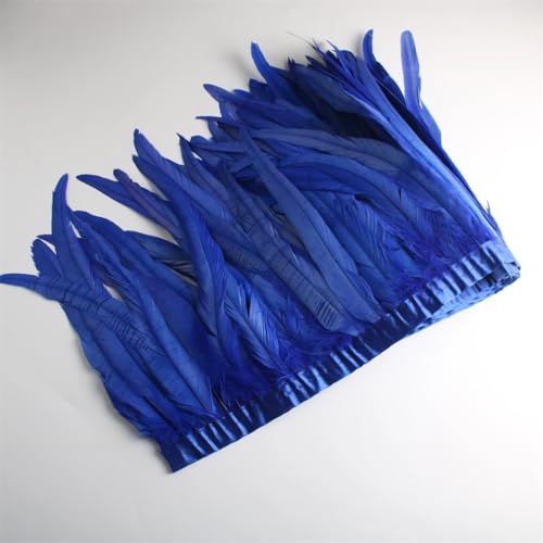 9,1 m/Lot 30–35 cm Federborte zum Basteln, Federbesatz, Band, Kleid, Kostüme, Blau, 9,1 m 9,1 m/Lot 30–35 cm Federborte zum Basteln, Federbesatz, Band, Kleid, Kostüme, Blau, 9,1 m von Generisch