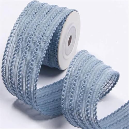 9,1 m Haarschleifen, DIY-Zubehör, Material, Hohlband, handgefertigt, Geschenkverpackung, Gery-Blau, 16 mm 9,1 m Haarschleifen, DIY-Zubehör, Material, Hohlband, handgefertigt, Geschenkverpackung, Gery-Blau, 16 mm von Generisch