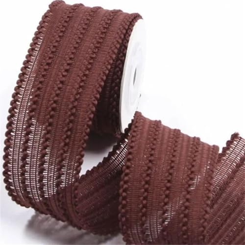 9,1 m Haarschleifen, DIY-Zubehör, Material, Hohlband, handgefertigt, Geschenkverpackung, Kaffee, 16 mm 9,1 m Haarschleifen, DIY-Zubehör, Material, Hohlband, handgefertigt, Geschenkverpackung, Kaffee, 16 mm von Generisch