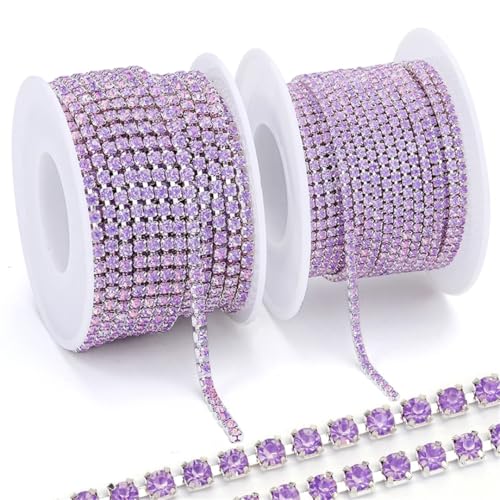 9,1 m Rolle, 2–3 mm, Mokka-Opal, AB-Strass, Cup-Bordüre zum Aufnähen, Schmuckherstellung und dekorative Kleiderapplikationen 9,1 m Rolle, 2–3 mm, Mokka-Opal, AB-Strass, Cup-Bordüre zum Aufnähen, Schmuckherstellung und dekorative Kleiderapplikationen von Generisch