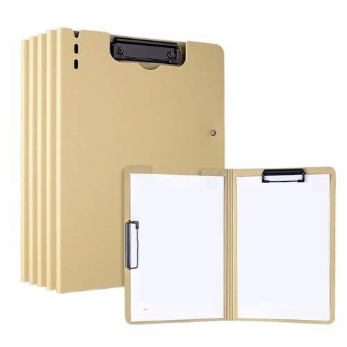 A4-Aktenordner-Set – 5 gelbe Ordner mit Doppel-Clips, faltbarer Schreibblock zur Datenspeicherung – unverzichtbarer Bürobedarf für Dokumente A4-Aktenordner-Set – 5 gelbe Ordner mit Doppel-Clips, faltbarer Schreibblock zur Datenspeicherung – unverzichtbarer Bürobedarf für Dokumente von Generisch